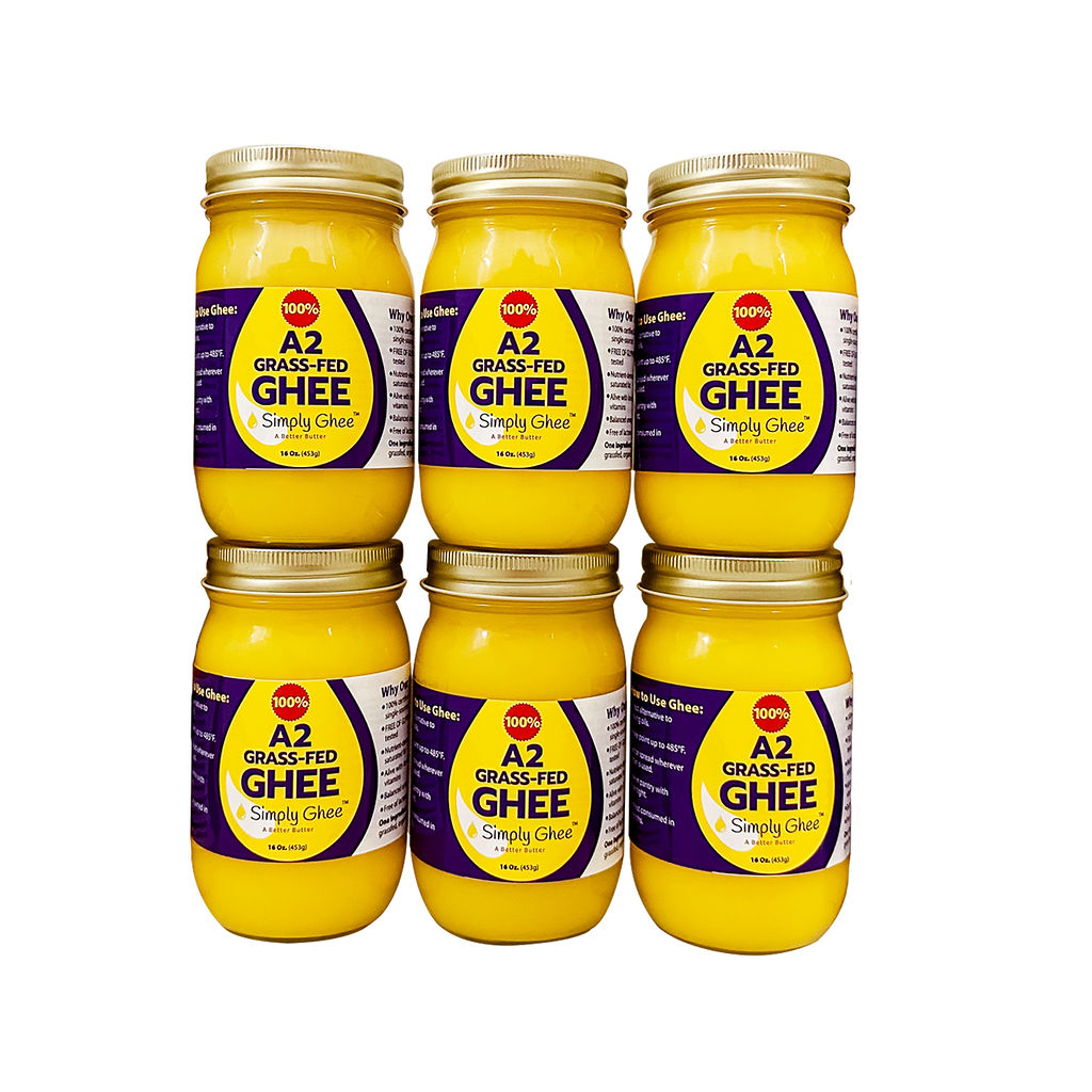 A2 Grassfed Non-GMO Ghee 16oz - Half Case of 6