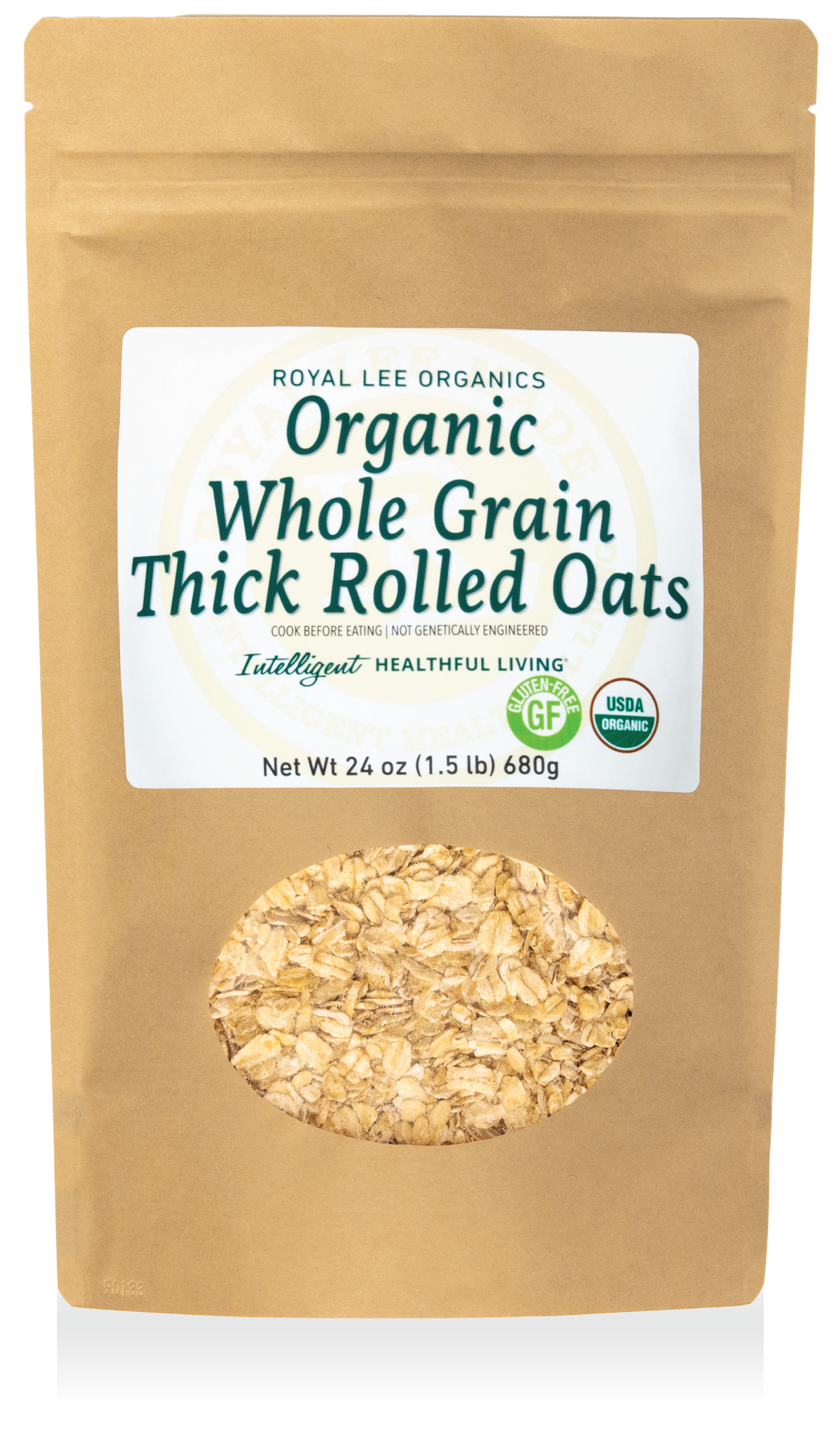 Thick Rolled Oats, 2lb kraft bag