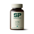Image of E-Z Mg bottle next to tablets of magnesium supplements.