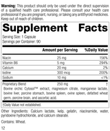 Min-Chex®, 90 Capsules, Rev 11 Supplement Facts