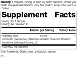 Super-EFF®, 90 Capsules, Rev 04 Supplement Facts