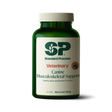 A bottle of Canine Musculoskeletal Support, a powder supplement for dogs’ muscles, ligaments and bone health, next to an image of the powder supplement.