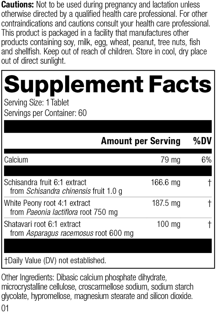 FemCo, 60 Tablets, Rev 01 Supplement Facts