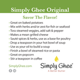 Domestic Grassfed Ghee 16oz - Case of 12